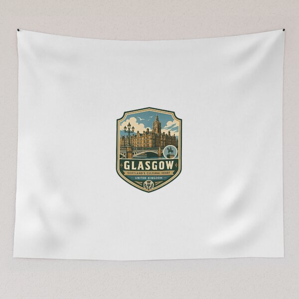 Item preview, Glasgow Scotland's Cultural Heart United Kingdom Travel Souvenir Scottish Heritage designed and sold by Simsimah26Parks.