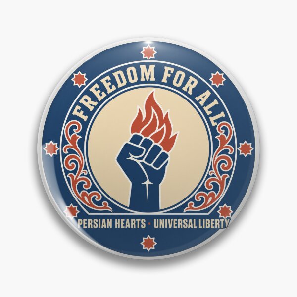 Item preview, Freedom For All — Persian Circle Badge designed and sold by Art&Fun.