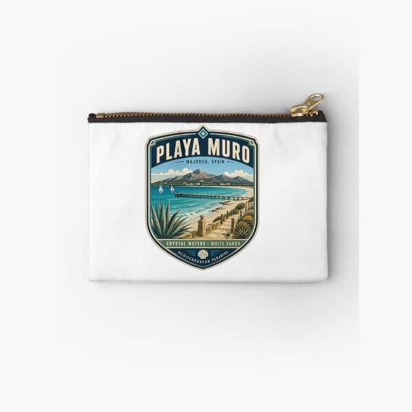 Item preview, Playa Muro Majorca Spain Crystal Waters White Sands Mediterranean Paradise Travel Vacation Souvenir Explorer designed and sold by Simsimah26Parks.