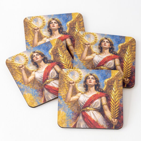 Item preview, Greek Goddess Nike - The Spirit of Victory Painting designed and sold by GalleryKauffeld.