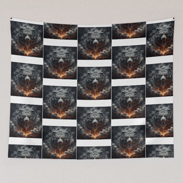 Item preview, Bear Arising From Smoke designed and sold by MayaloveStores.