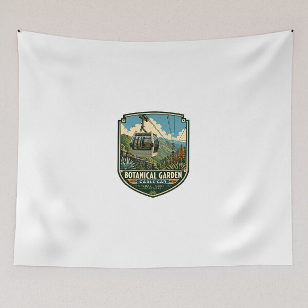 Item preview, Botanical Garden Cable Car Funchal Madeira Portugal Travel Tourist Souvenir designed and sold by Simsimah26Parks.