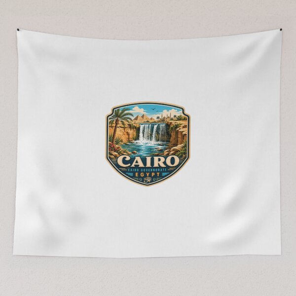 Item preview, Cairo Cairo Governorate Egypt Travel Souvenir Giza Pyramids Landmark designed and sold by Star3NowForMe.