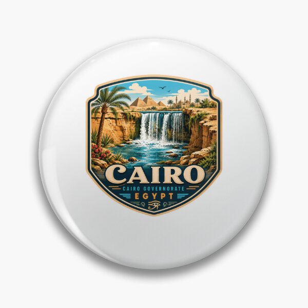 Item preview, Cairo Cairo Governorate Egypt Travel Souvenir Giza Pyramids Landmark designed and sold by Star3NowForMe.