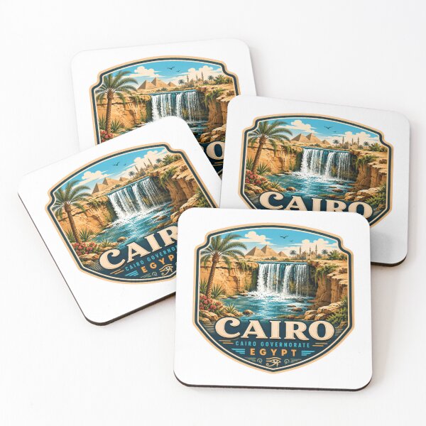 Item preview, Cairo Cairo Governorate Egypt Travel Souvenir Giza Pyramids Landmark designed and sold by Star3NowForMe.