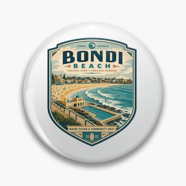 Item preview, Bondi Beach Sydney Australia Coastal Icon Endless Summer Travel Vacationer designed and sold by Simsimah26Parks.