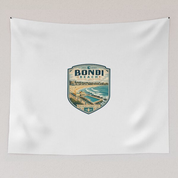 Item preview, Bondi Beach Sydney Australia Coastal Icon Endless Summer Travel Vacationer designed and sold by Simsimah26Parks.