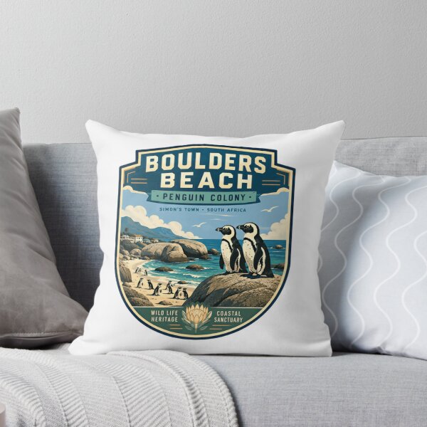 Item preview, Boulders Beach Penguin Colony Simon's Town South Africa Wild Life Heritage Coastal Sanctuary Travel Souvenir designed and sold by Simsimah26Parks.