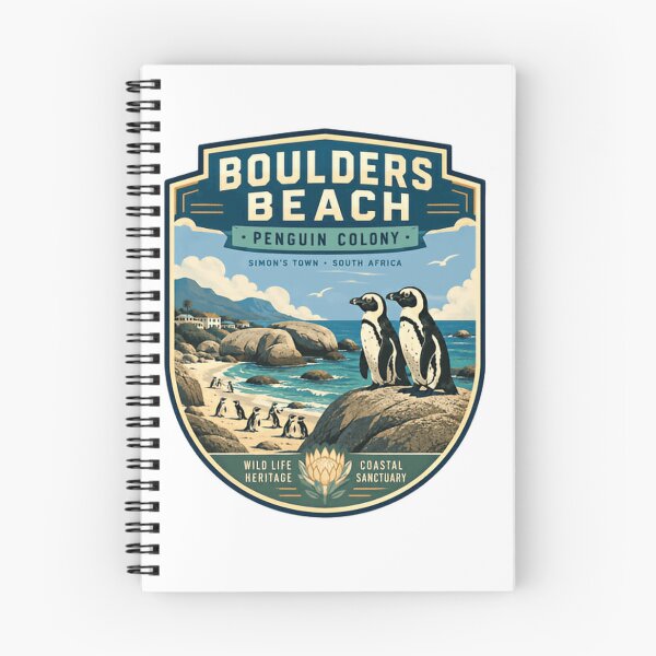 Item preview, Boulders Beach Penguin Colony Simon's Town South Africa Wild Life Heritage Coastal Sanctuary Travel Souvenir designed and sold by Simsimah26Parks.