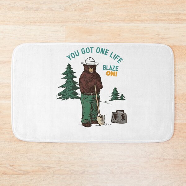 Item preview, Blaze On You Got One Life Smokey Bear designed and sold by MayaloveStores.