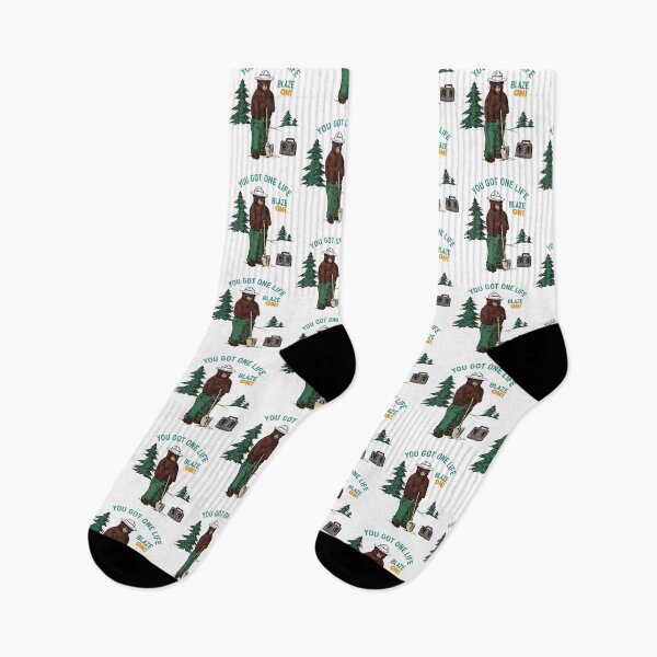Item preview, Blaze On You Got One Life Smokey Bear designed and sold by MayaloveStores.