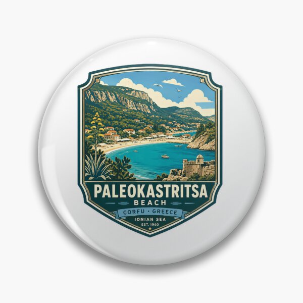 Item preview, Paleokastritsa Beach Corfu Greece Ionian Sea Est 1960 Travel Souvenir Vacation designed and sold by Simsimah26Parks.