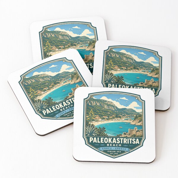 Item preview, Paleokastritsa Beach Corfu Greece Ionian Sea Est 1960 Travel Souvenir Vacation designed and sold by Simsimah26Parks.