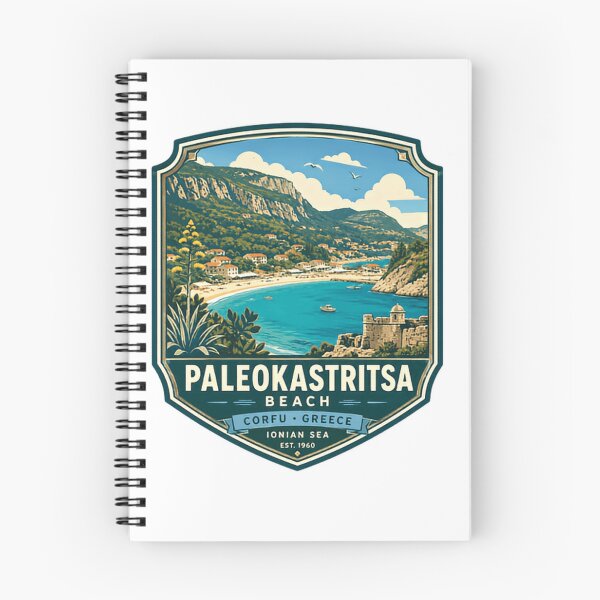Item preview, Paleokastritsa Beach Corfu Greece Ionian Sea Est 1960 Travel Souvenir Vacation designed and sold by Simsimah26Parks.