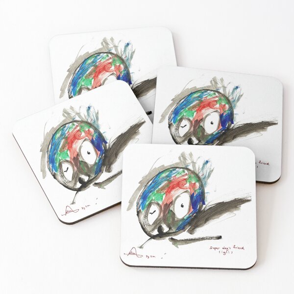 Item preview, Colorful Abstract Textured Creature Art - Igli designed and sold by LittleHandsBigWorld.