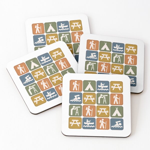 Item preview, Campsite Sign Pattern designed and sold by MayaloveStores.