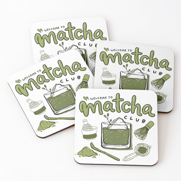 Item preview, Welcome to Matcha Club - Cute Green Tea Lover Illustration designed and sold by Mananyagraphic.