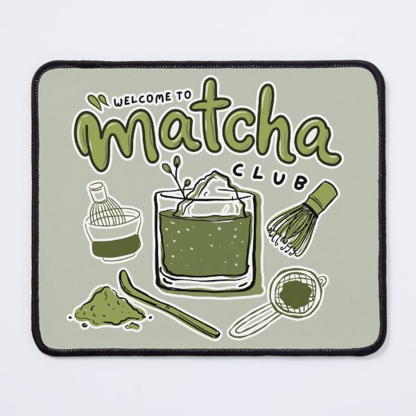 Item preview, Welcome to Matcha Club - Cute Green Tea Lover Illustration designed and sold by Mananyagraphic.
