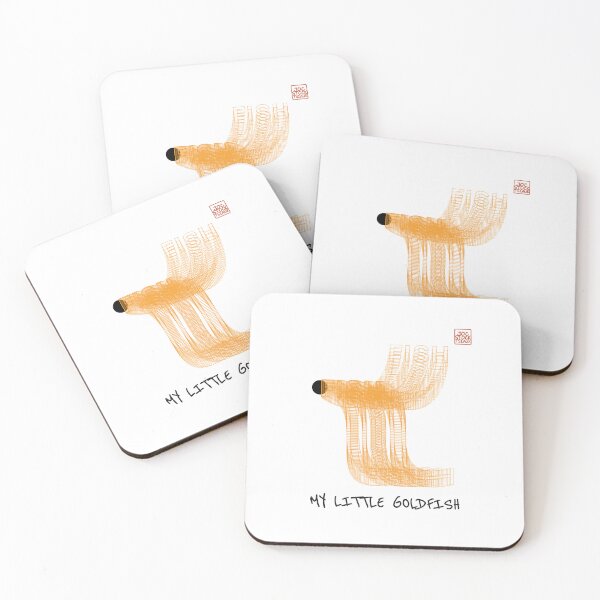 Item preview, My Little Goldfish Is Upset Typography Illustration designed and sold by JOCSTOCK.