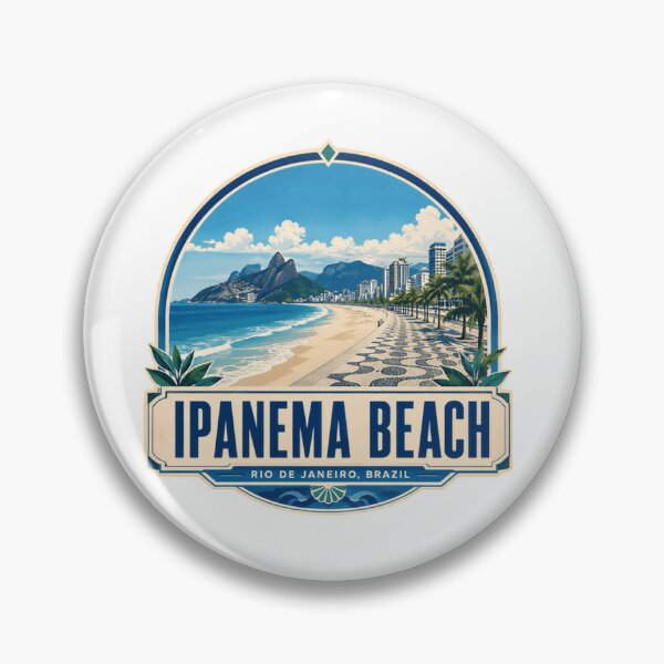 Item preview, Ipanema Beach Rio De Janeiro Brazil Travel Vacation Destination designed and sold by Simsimah26Parks.