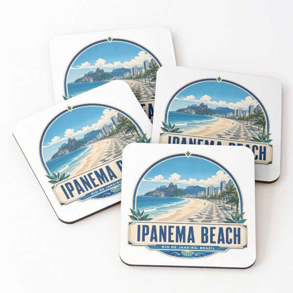 Item preview, Ipanema Beach Rio De Janeiro Brazil Travel Vacation Destination designed and sold by Simsimah26Parks.