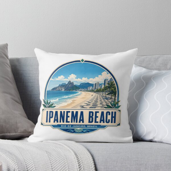 Item preview, Ipanema Beach Rio De Janeiro Brazil Travel Vacation Destination designed and sold by Simsimah26Parks.