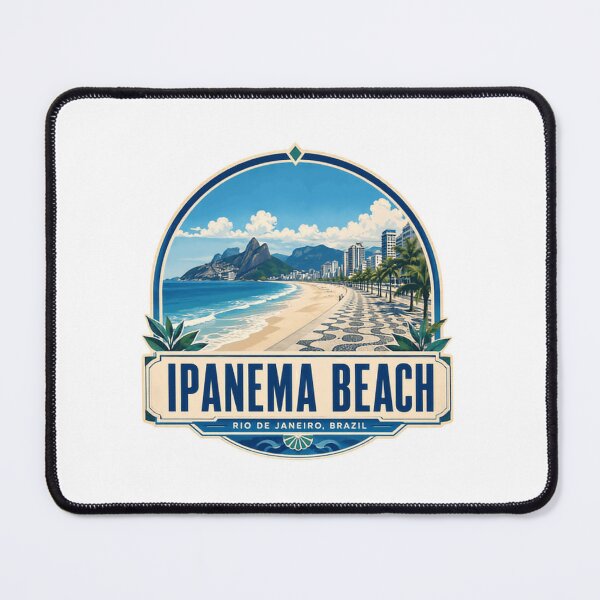 Item preview, Ipanema Beach Rio De Janeiro Brazil Travel Vacation Destination designed and sold by Simsimah26Parks.