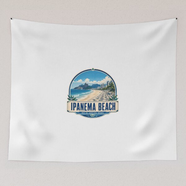 Item preview, Ipanema Beach Rio De Janeiro Brazil Travel Vacation Destination designed and sold by Simsimah26Parks.