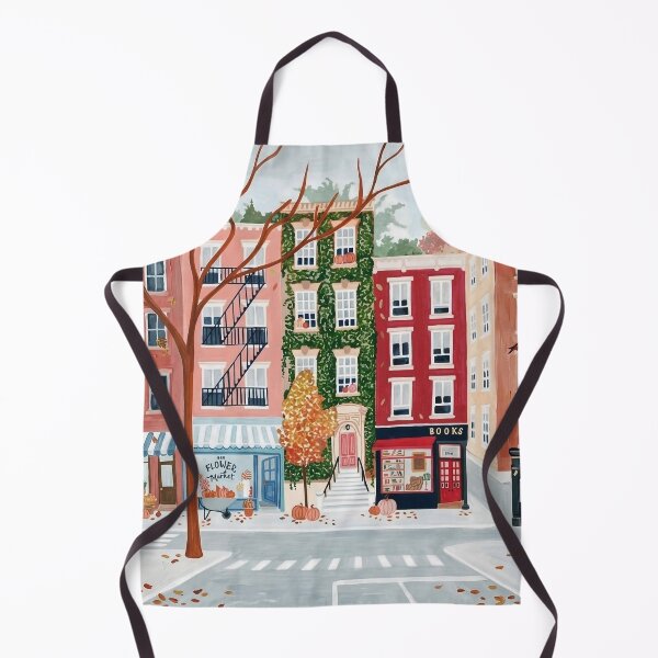 Item preview, West Village Acrylic Print | New York City Travel Poster |  American designed and sold by POSTERIOCREW.