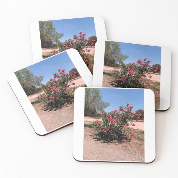 Item preview, Roadside Pink Floral Landscape designed and sold by vorpos-shop.