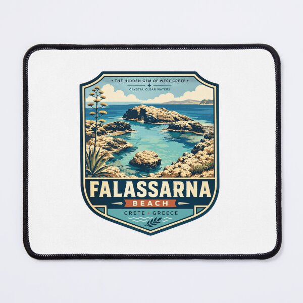 Item preview, Falassarna Beach Crete Greece The Hidden Gem Of West Crete Crystal Clear Waters Travel Vacation Island Souvenir designed and sold by Simsimah26Parks.