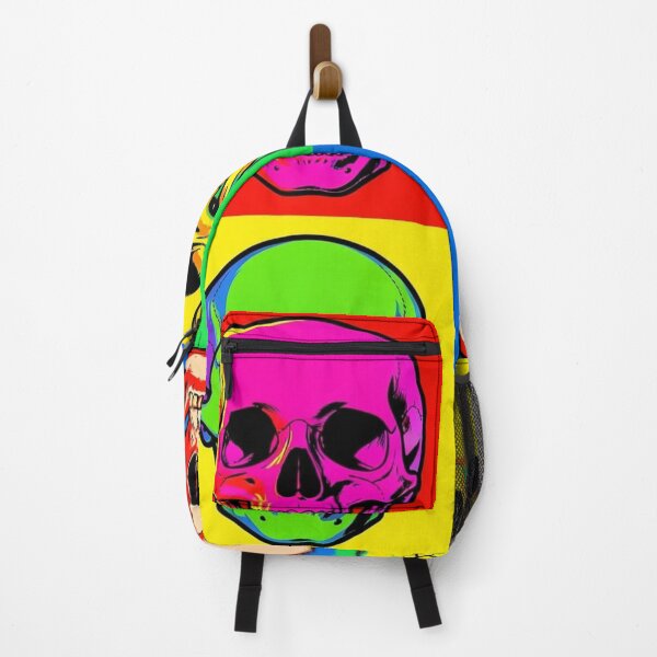 Item preview, Neon Skull Pop Art – Colorful Gothic Skeleton Punk Design designed and sold by Generic RedHead Designs.