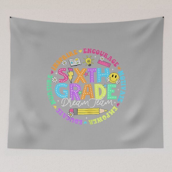 Item preview, Back to School Sixth Grade Dream Team Teacher Kids designed and sold by ArleneRowe.