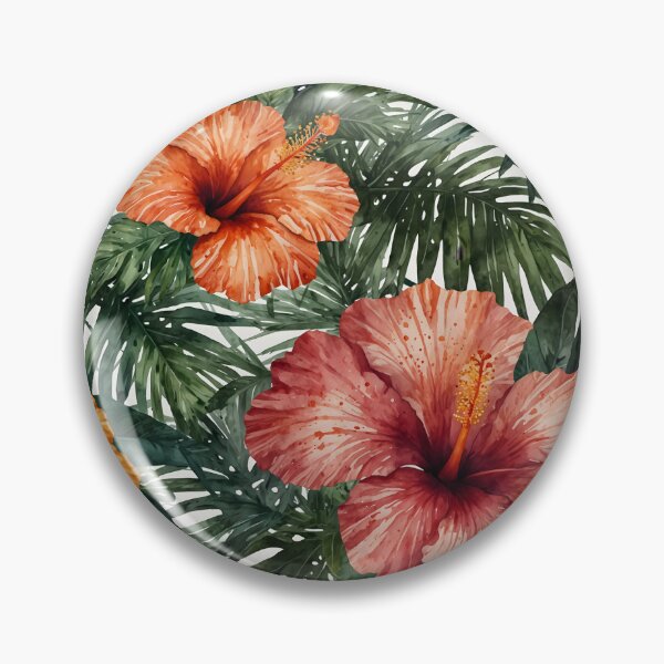 Item preview, Tropical Paradise Watercolor Painting designed and sold by RawNaturePrints.