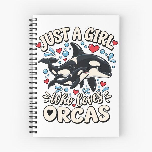 Item preview, Just A Girl Who Loves Orcas Cute Killer Whale Orca Mom And Baby designed and sold by ZIGLWORKS.