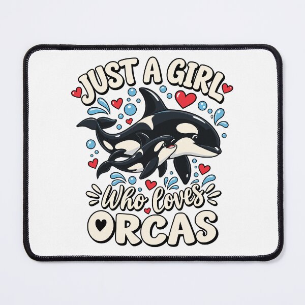 Item preview, Just A Girl Who Loves Orcas Cute Killer Whale Orca Mom And Baby designed and sold by ZIGLWORKS.