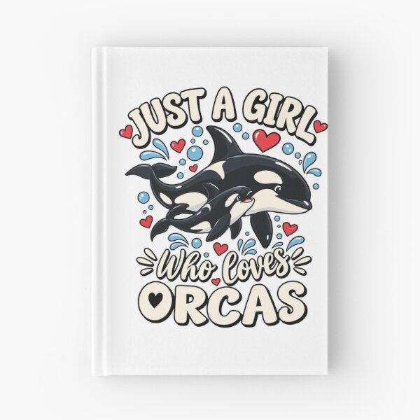 Artikelvorschau, Einfach ein Mädchen, das Orcas liebt: Süße Schwertwal-Mama mit Baby entworfen und verkauft von ZIGLWORKS.