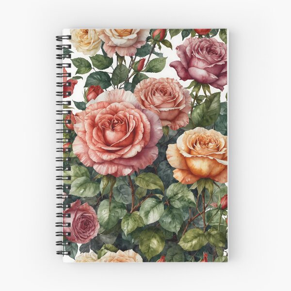 Item preview, Rose Garden Watercolor Painting designed and sold by RawNaturePrints.