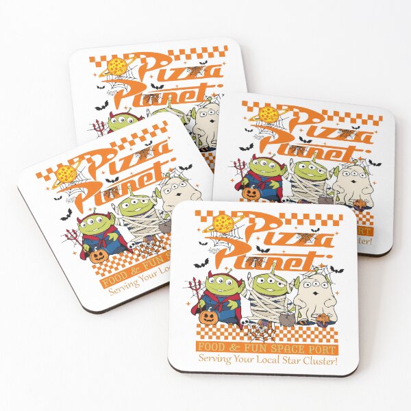 Item preview, Spooky Alien Pizza Party Halloween Cartoon Design designed and sold by CrystalSm58008.