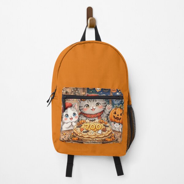 Item preview, 700 Halloween Special Kawaii Cats - Freda and Junior Fall Celebration Cake designed and sold by MAISON SYLVIE.