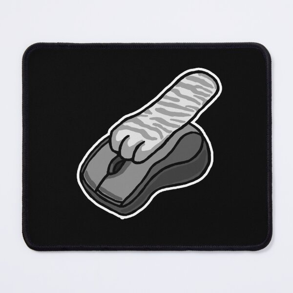 Item preview, Gray Cat Paw On Computer Mouse/Cursor 2 designed and sold by CamilasPrints.