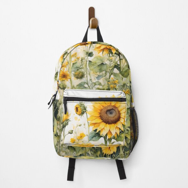 Item preview, Sunflower Meadow Watercolor Painting designed and sold by RawNaturePrints.