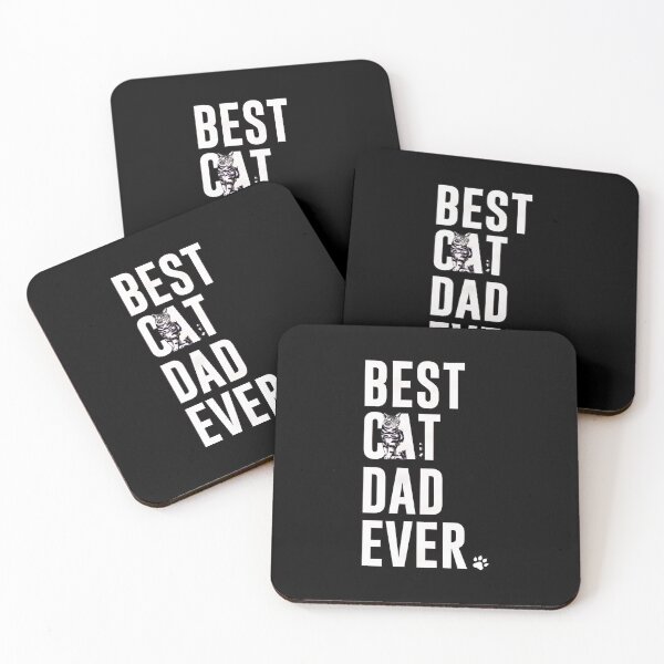 Item preview, Best Cat Dad Ever Funny Cat Lover Father's Day designed and sold by GiaoCalonas.