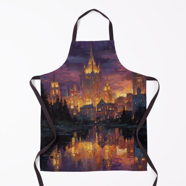 Item preview, Twilight Palace With Water Reflection Artwork designed and sold by NivyasArtistry.