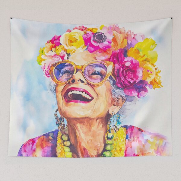 Item preview, Portrait Bold And Ageless Female Style Icon designed and sold by artsandsoul.