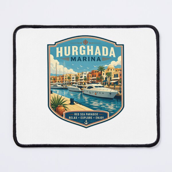 Item preview, Hurghada Marina Red Sea Paradise Relax Explore Enjoy Travel Vacation Souvenir designed and sold by Star3NowForMe.