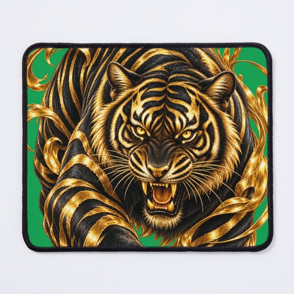 Item preview, Golden Tiger – Luxury Wild Power & Strength designed and sold by VasiArtLab.