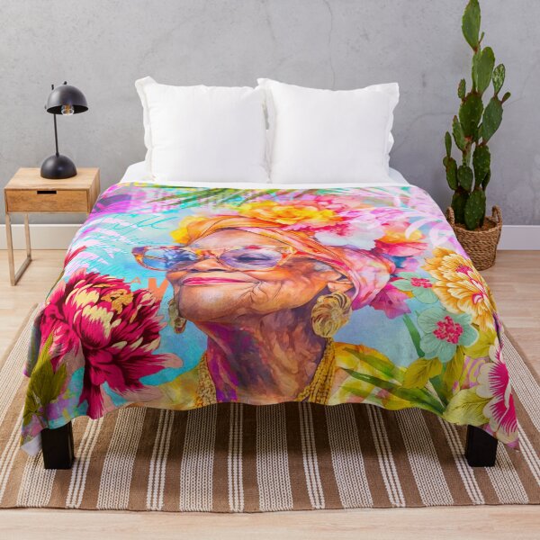 Item preview, Portrait Pura Vida Ageless Style Icon designed and sold by artsandsoul.