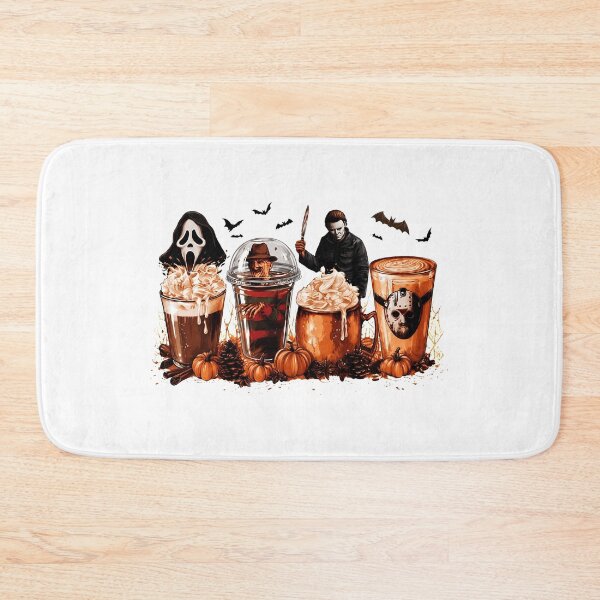 Item preview, Spooky Halloween Coffee Horror Characters Autumn Design designed and sold by JohnFowle28002.