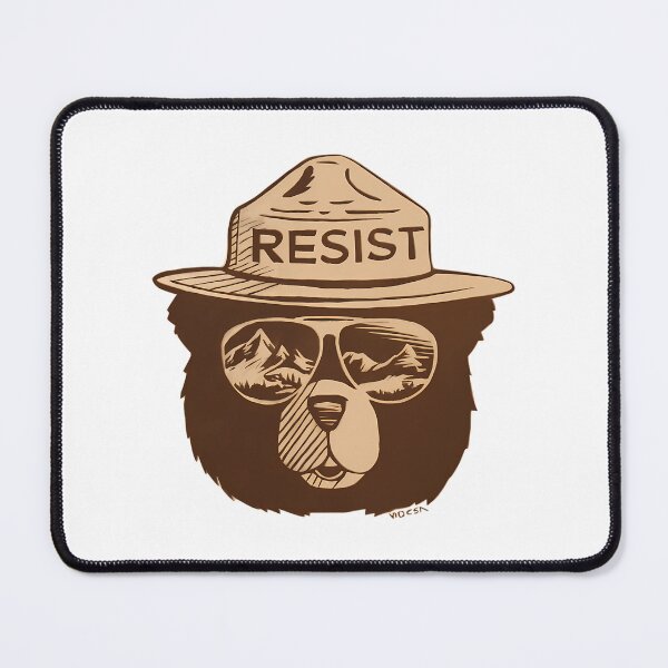 Item preview, Protect Our National Parks Stand With Smokey The Bear Resist Park Save Environment Service designed and sold by MayaloveStores.
